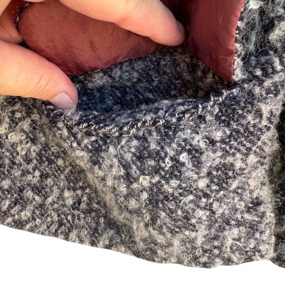 Jones New York Vintage Womens Brown Gray Tweed Wool Blend Boucle Jacket Blazer 1 - Picture 10 of 13